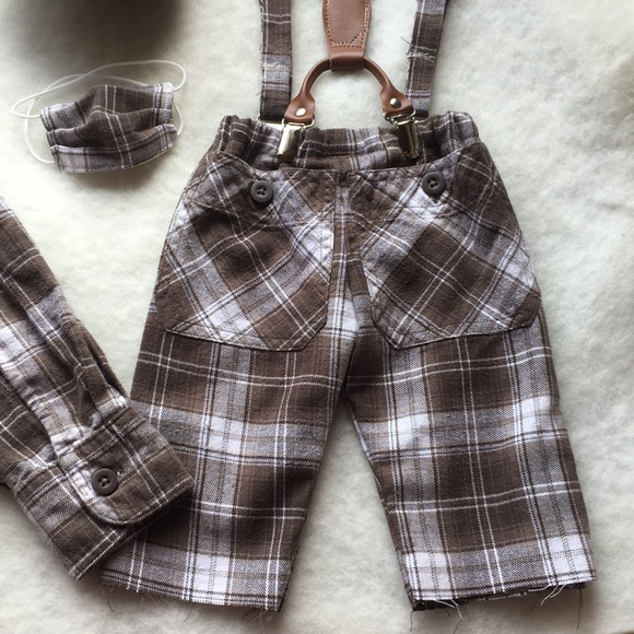 Newsboy Newborn set perfect for photo Prop - Picture 2 of 5